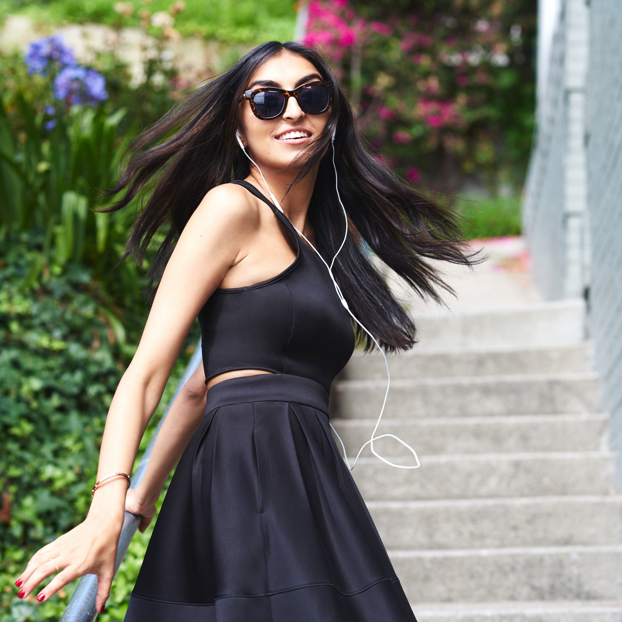 Gemini Fit & Flare Cutout Dress Shannon Snow Gemini Fit & Flare Cutout Dress Shannon Snow