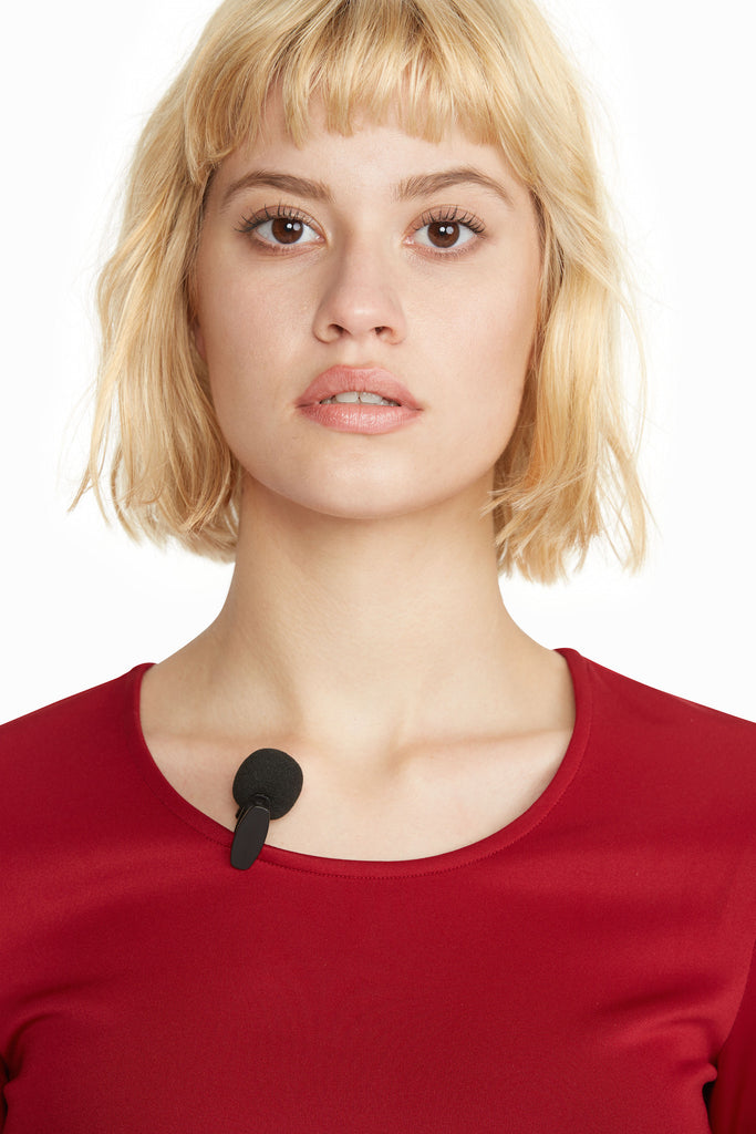 Ted Speaker Dress, Crimson